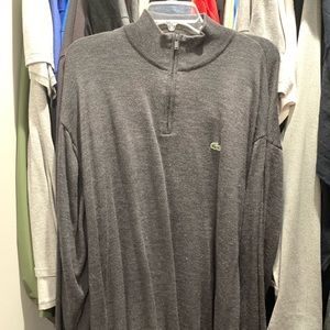 Men’s Lacoste pullover.